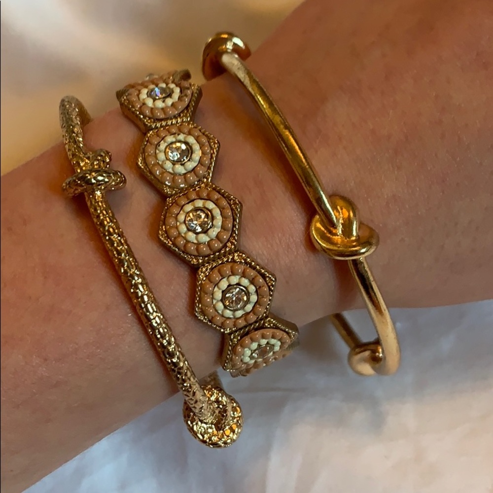 Gold & Blush Bracelet Stack